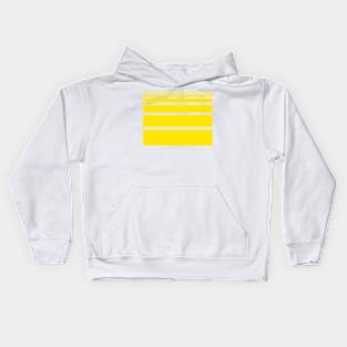 Stripes yellow Kids Hoodie